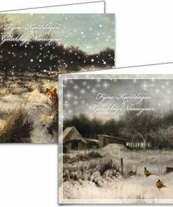 Rien Poortvliet Natuur Kerstkaarten - Mapje Met 4x5 Stuks - Set 2 -Parker Shop 550x550 806