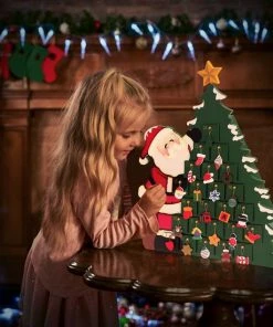 Merkloos Spielwerk Herbruikbare Adventskalender - Kerstboom 24 Deuren -Parker Shop 550x550 94