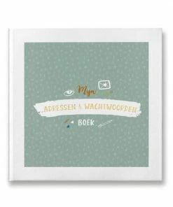 Maan Amsterdam Adresboek En Wachtwoordenboek - Mijn Adressen & Wachtwoorden - 15 X 15 Cm