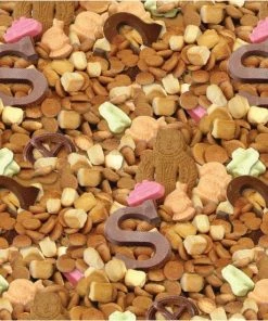 Enper Pepernoten Sinterklaaspapier Inpakpapier Cadeaupapier - 200 X 70 Cm - 5 Rollen