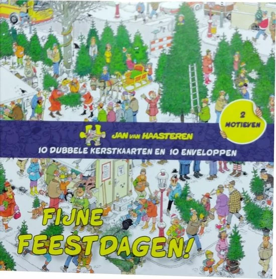 Kaarten - Kerst - Jan Van Haasteren - Driving Home/kerstboom Verkoop - 10st. 3 Kaarten - Kerst - Jan Van Haasteren - Driving Home/kerstboom Verkoop - 10st. - Afbeelding 3