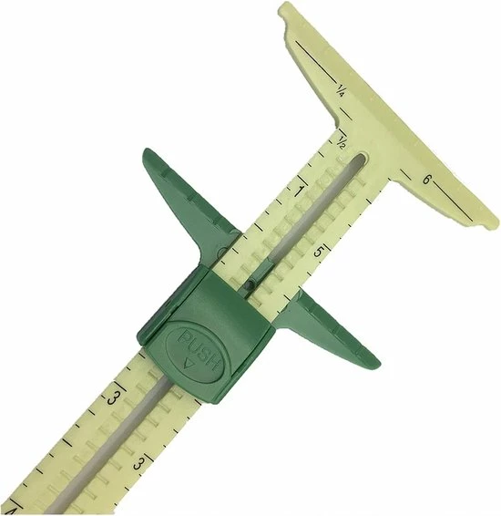 Cozy Cake® Multifunctionele Liniaal 5 In 1 - Patchwork Tool - Quilten - Meten - Schuifmaat - Naaien - Naai Accessoire - Hobby - Knutsel Accessoire 2 Cozy Cake® Multifunctionele Liniaal 5 In 1 - Patchwork Tool - Quilten - Meten - Schuifmaat - Naaien - Naai Accessoire - Hobby - Knutsel Accessoire - Afbeelding 2