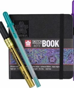 Sakura Schets/notitieboek 12 X 12 Cm 80 Pagina's Zwart Papier 140g -Parker Shop 550x589 3