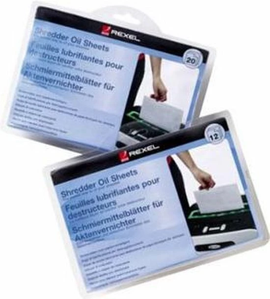 Rexel Olievellen Voor Papierversnipperaar - 12 Stuks 3 Rexel Olievellen Voor Papierversnipperaar - 12 Stuks - Afbeelding 3