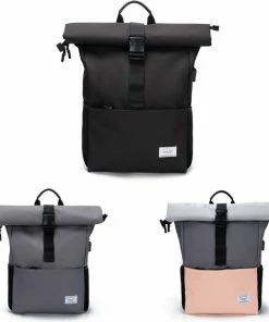 Caliyo Massi Miliano Roll-top Rugzak Unisex 15.6"inch Grijs - (3015-25) - 13 Caliyo Massi Miliano Roll-top Rugzak Unisex 15.6"inch Grijs - (3015-25) - -Parker Shop 550x619