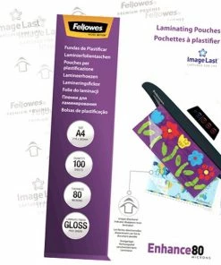Fellowes Lamineerhoezen Imagelast A4 80 Micron, Pak Van 100 Stuks 8 Fellowes Lamineerhoezen Imagelast A4 80 Micron, Pak Van 100 Stuks -Parker Shop 550x628