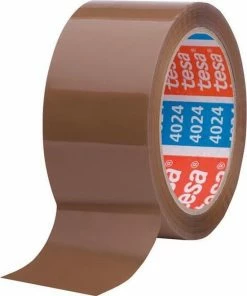 Merkloos Tesa Verpakkingstape 4024 High Tack Acryl Tape Bruin - 6 Rollen