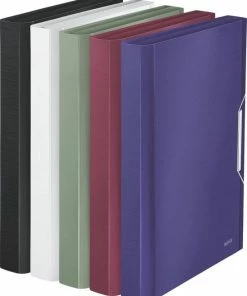 Leitz Style Projectmap Met 6 Uitklapbare Vakken En Elastische Sluiting - Voor 280 A4 Vel - Granaatappel Rood -Parker Shop 550x687