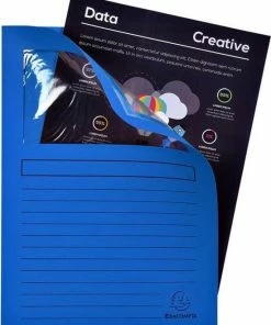 Exacompta L-map Met Venster Forever Geassorteerde Kleuren Pak Van 10 Stuks -Parker Shop 550x694 2