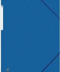Oxford Top File+ Elastomap, Voor Ft A3, Blauw
