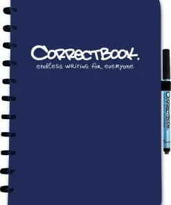 Correctbook Original Midnight Blue A4-Blanco - Uitwisbaar / Whiteboard Notitieboek -Parker Shop 550x702