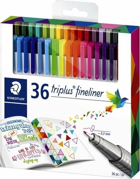 STAEDTLER Triplus Fineliner - Etui 36 St (26 + 10 Gratis) 1 STAEDTLER Triplus Fineliner - Etui 36 St (26 + 10 Gratis)