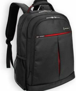 Accezz Rugzak 18L - Laptoptas 15.6 Inch - Schooltas Met Handige Opbergvakken - Dames, Heren, Jongens, Meisjes - Zwart