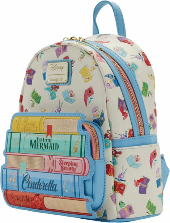 Merkloos Disney - Princess Books - Backpack LoungeFly '23x25x11cm' 1 Merkloos Disney - Princess Books - Backpack LoungeFly '23x25x11cm'