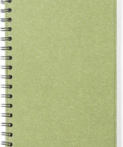 Merkloos Notitieboekje A5 - Notitieboek - Logboek - To Do Lijst - Hardcover - Spiraal - Gelinieerd - 80 Pagina's - Gerecycled Karton - Groen -Parker Shop 550x722 1