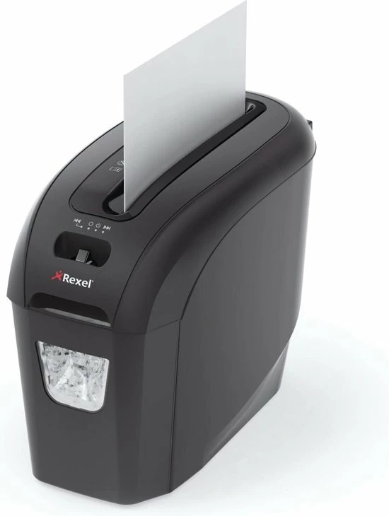 Rexel ProStyle+ SC Papierversnipperaar Voor Thuiskantoor/Thuiswerkplek - P- 1 Stroken - Invoer Tot 7 A4-Vellen - Vernietigt Documenten, Creditcards, Nietjes En Paperclips - Opvangbak Van 7 Liter - Zwart 4 Rexel ProStyle+ SC Papierversnipperaar Voor Thuiskantoor/Thuiswerkplek - P- 1 Stroken - Invoer Tot 7 A4-Vellen - Vernietigt Documenten, Creditcards, Nietjes En Paperclips - Opvangbak Van 7 Liter - Zwart - Afbeelding 4