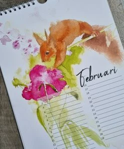 Aquarelle Verjaardagskalender - Rosanna Feikens 'Liefde Voor Bloemen' 26 Aquarelle Verjaardagskalender - Rosanna Feikens 'Liefde Voor Bloemen' -Parker Shop 550x733 21