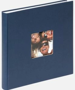 Walther Design FA-205-L Fun - Fotoalbum - 25 X 26 Cm - Donkerblauw - 40 Pagina's