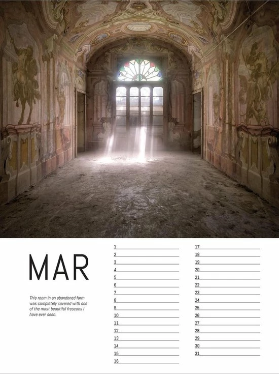 Verlaten Gebouwen - Verjaardagskalender - Roman Robroek - A4 - 13 Pagina's 2 Verlaten Gebouwen - Verjaardagskalender - Roman Robroek - A4 - 13 Pagina's - Afbeelding 2