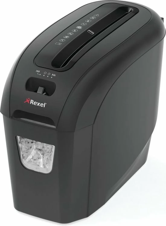 Rexel ProStyle+ SC Papierversnipperaar Voor Thuiskantoor/Thuiswerkplek - P- 1 Stroken - Invoer Tot 7 A4-Vellen - Vernietigt Documenten, Creditcards, Nietjes En Paperclips - Opvangbak Van 7 Liter - Zwart 1 Rexel ProStyle+ SC Papierversnipperaar Voor Thuiskantoor/Thuiswerkplek - P- 1 Stroken - Invoer Tot 7 A4-Vellen - Vernietigt Documenten, Creditcards, Nietjes En Paperclips - Opvangbak Van 7 Liter - Zwart