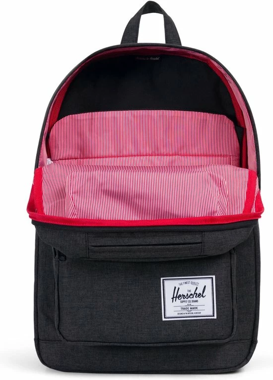 Herschel Pop Quiz - Black Crosshatch / Rugzak - Schooltas - Laptoptas / 15" Fleece Laptopvak - Meerdere Extra Vakken - 22L Opbergruimte / Met Levenslange Fabrieksgarantie / Limited Lifetime Warranty / Zwart 2 Herschel Pop Quiz - Black Crosshatch / Rugzak - Schooltas - Laptoptas / 15" Fleece Laptopvak - Meerdere Extra Vakken - 22L Opbergruimte / Met Levenslange Fabrieksgarantie / Limited Lifetime Warranty / Zwart - Afbeelding 2