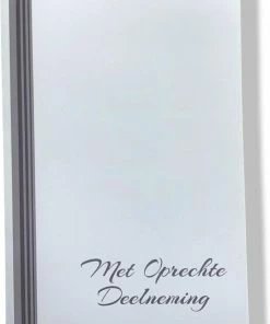 RS C&C 10 Cards & Crafts Condoleance Kaarten - Gecondoleerd / Met Oprechte Deelneming / Sterkte - 16x11cm -Parker Shop 550x764