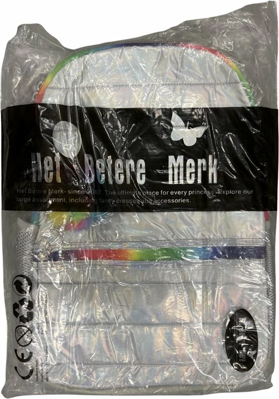 Het Betere Merk Schooltas - Rugzak Meisje - Rugzak Jongens - Rugtas - 44 X 29 X 14 Cm - Zilver - Schooltas Voor Meisjes - Tas 5 Het Betere Merk Schooltas - Rugzak Meisje - Rugzak Jongens - Rugtas - 44 X 29 X 14 Cm - Zilver - Schooltas Voor Meisjes - Tas - Afbeelding 5