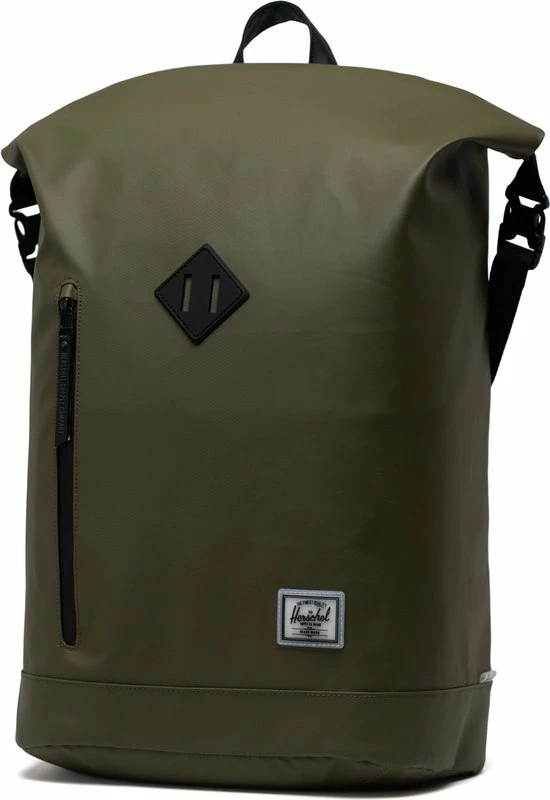 Herschel Weather Resistant | Roll Top - Ivy Green / Waterproof Rugzak / 15"-16" Gewatteerd Laptopvak / Levenslange Fabrieksgarantie / Limited Lifetime Warranty / Groen 2 Herschel Weather Resistant | Roll Top - Ivy Green / Waterproof Rugzak / 15"-16" Gewatteerd Laptopvak / Levenslange Fabrieksgarantie / Limited Lifetime Warranty / Groen - Afbeelding 2