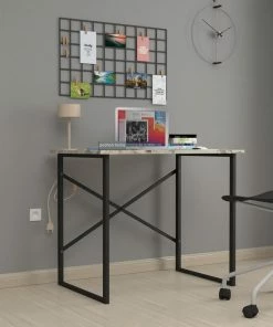 Pochon Home - Bureau Industrieel - Wit Marmer - Metaal - 60x90x75 -Parker Shop 550x825 4