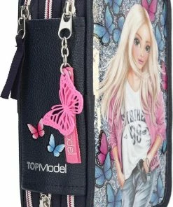 Topmodel Etui Butterfly 3-vaks Meisjes 13 X 20 Cm Donkerblauw 8 Topmodel Etui Butterfly 3-vaks Meisjes 13 X 20 Cm Donkerblauw -Parker Shop 550x827 3