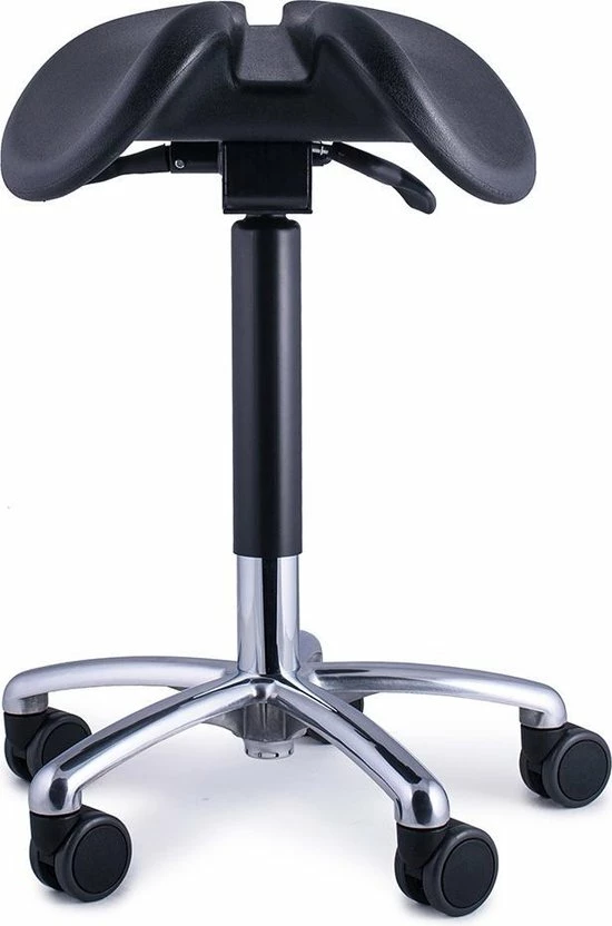 Firmseats Ergonomische Zadelkruk Op Wielen - Safe My Back 1 Firmseats Ergonomische Zadelkruk Op Wielen - Safe My Back